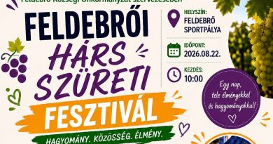 Feldebrői Hárs Szüreti Fesztivál 2026